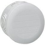 Legrand ? bo�te de d�rivation ronde ip55 �60mm ? 40mm profondeur ? r�sistance chocs ik07 ? installation ...