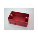 Boite d'encastrement  sceller 3 modules 113x67mm prof 40mm maonnerie multiposte batibox legrand 080149 ...
