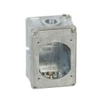 Bo�tier r�versible simple hypra pour prise 2p + t ip44 16a - m�tal legrand