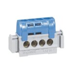 Legrand ? bornier de neutre 4 bornes pour c�bles 1, 5 � 16 mm� ? capot de s�curit� isolant ? fixation ...
