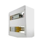 Coffret multimédia basique avec brassage équipé et précâblé 4 prises rj45 (413218) Coffret multimédia basique avec brassage équipé et précâblé 4 prises rj45 (413218)