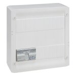 Coffret multim�dia basique avec brassage �quip� et pr�c�bl� 4 prises rj45 (413218)