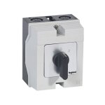 Legrand ? commutateur � cames inverseur 3p 16a 690v ? indice de protection ip65 ? bo�tier 96x120mm ? ...