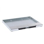 Couvercle m�tal rev�tement inox pour boite de sol version affleurante 12 modules ou 18 modules legrand ...
