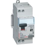 Disjoncteur diffrentiel legrand dx3 10a courbe c 300ma 2 poles type ac - vis / vis - 6ka