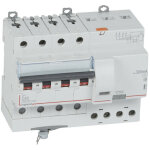 Disjoncteur diffrentiel monobloc dx6000 10ka arrive haute et dpart bas  vis 4 ples 400v 40a type ...