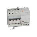 Disjoncteur diffrentiel monobloc dx6000 10ka arrive haute et dpart bas  vis 4 ples 400v 63a type ...