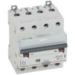 Disjoncteur diffrentiel monobloc dx6000 10ka  vis 4 ples 400v 16a type ac 300ma coube b legrand 411359 ...