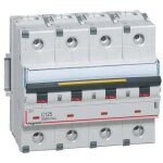 Legrand - disjoncteur dx�10000 16ka arriv�e haute et d�part bas � vis 4 p�les 400v 125a courbe c 6 modules ...