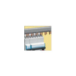 Disjoncteur dx4500 6ka arrive haute et sortie basse par borne  vis tripolaire 400v 10a courbe c 3 ...