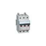 Disjoncteur dx6000 10ka arrive haute et dpart bas  vis 3 ples 400v 10a courbe c legrand 407827