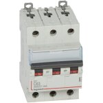Legrand - disjoncteur dx�6000 10ka arriv�e haute et d�part bas � vis 3 p�les 400v 63a courbe c pour peigne ...