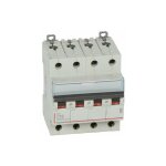 Disjoncteur dx6000 10ka arrive haute et dpart bas  vis 4p 400v - 16a - courbe c - pour peigne hx ...