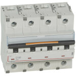 Disjoncteur dx 25ka arrive haute et dpart bas  vis 4 ples 400v 100a courbe c 6 modules legrand 409802 ...