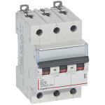Disjoncteur dx6000 10ka arrive haute et dpart bas  vis 3 ples 400v 20a courbe b 3 modules legrand ...