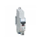 Disjoncteur phase + neutre - 10a - bornes automatiques - 1 module - legrand