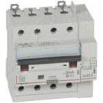 Disjoncteur diff�rentiel legrand dx3 20a courbe c 30ma 4 poles type ac - vis / auto