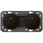 Legrand - double prise de courant 2p + t surface dooxie 16a prcbles - noir