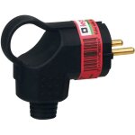Legrand - fiche caoutchouc 2p + t 16 a sortie latrale  anneau male