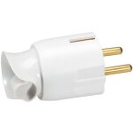 Fiche plastique 2p + t 16a  orientation du cble 360 - blanc - legrand