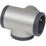 Fiche triplite avec 3 prises 2p + t latérales 16a 3680w - alu / gris foncé - legrand Fiche triplite avec 3 prises 2p + t latérales 16a 3680w - alu / gris foncé - legrand