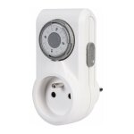 Programmateur mnager journalier avec fiche 2p + t et socle 2p + t 16a - legrand