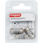 Cartouches fusibles pour porte - fusibles - avec témoin - 10, 3x25, 8mm - 10a - legrand Cartouches fusibles pour porte - fusibles - avec témoin - 10, 3x25, 8mm - 10a - legrand