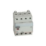 Interrupteur diff�rentiel dx� - id vis / vis 4 p�les 400v25a type hpi 30ma 4 modules legrand 411694