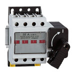 Interrupteur - sectionneur vistop 32a - 4p avec commande frontale et poign�e noire - 022502