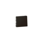 Interrupteur ou va - et - vient 10ax 250v mosaic easy - led 2 modules noir mat (079111l)