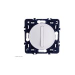 Interrupteur ou va - et - vient doigt étroit céliane soft 10a - blanc avec support - legrand Interrupteur ou va - et - vient doigt étroit céliane soft 10a - blanc avec support - legrand