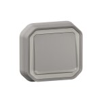 Interrupteur ou va - et - vient lumineux plexo complet encastré et griffes - gris - legrand Interrupteur ou va - et - vient lumineux plexo complet encastré et griffes - gris - legrand