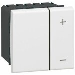 Legrand - interrupteur variateur 2 fils mosaic 2 modules blanc 078405 Legrand - interrupteur variateur 2 fils mosaic 2 modules blanc 078405