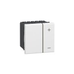 Legrand - interrupteur variateur pour ballast 1v  10v mosaic 2 modules avec neutre blanc 078404