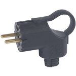 Legrand - leg50252 fiche standard 2p + t 16 a sortie latrale cble  2, 5 mm noir