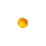Bote d'encastrement jaune 1 poste  85mm profondeur 50mm pour prise 20 - 32a sur cloison sche batibox ...