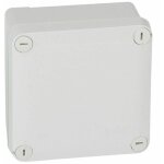 Leg92020 bo�te carr�e �tanche plexo avec face lisse ip55 / ik07 gris - legrand