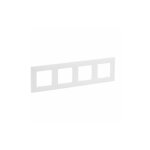 Nilo� step cadre 4 �l�ments blanc mat legrand 864174