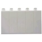 Legrand ? obturateur pour coffret bande de 5 modules ? couleur blanche ? accessoire de finition pour ...