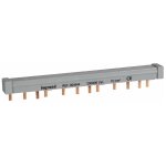 Peigne d'alimentation t�trapolaire hx� traditionnel pour bornes � vis - longueur 12 modules maximum 3 ...