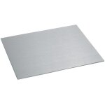 Plaque de finition inox pour bo�te de sol hauteur r�duite legrand 088072