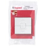 Poussoir pour commande centralis�e volets roulants mosaic 2 modules - blanc - legrand