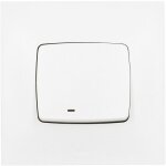 Legrand - poussoir lumineux (voyant fourni) neptune - 6a - blanc