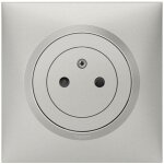 Legrand - prise 2 p + t surface alu complet dooxie