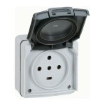 Legrand - prise étanche 3p + t + n plexo complet gris ip55 20a 091657 Legrand - prise étanche 3p + t + n plexo complet gris ip55 20a 091657