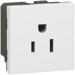 Legrand - prise de courant 2p + t 15a standard us mosaic 2 modules blanc 077504 Legrand - prise de courant 2p + t 15a standard us mosaic 2 modules blanc 077504