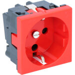 Legrand - prise de courant 2p + t � puits germanique � d�trompage mosaic 2 modules avec connexion par ...