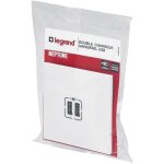 Legrand - prise double usb type - a 3a 15w neptune - complet blanc