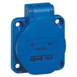 Prise tableau 16 ampres 2p + t ip54 bleu legrand 57667