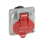 Prise fixe hypra ip44 16a - 380v � 415v - 3p + t - m�tal legrand